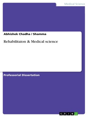 cover image of Rehabilitaion & Medical science